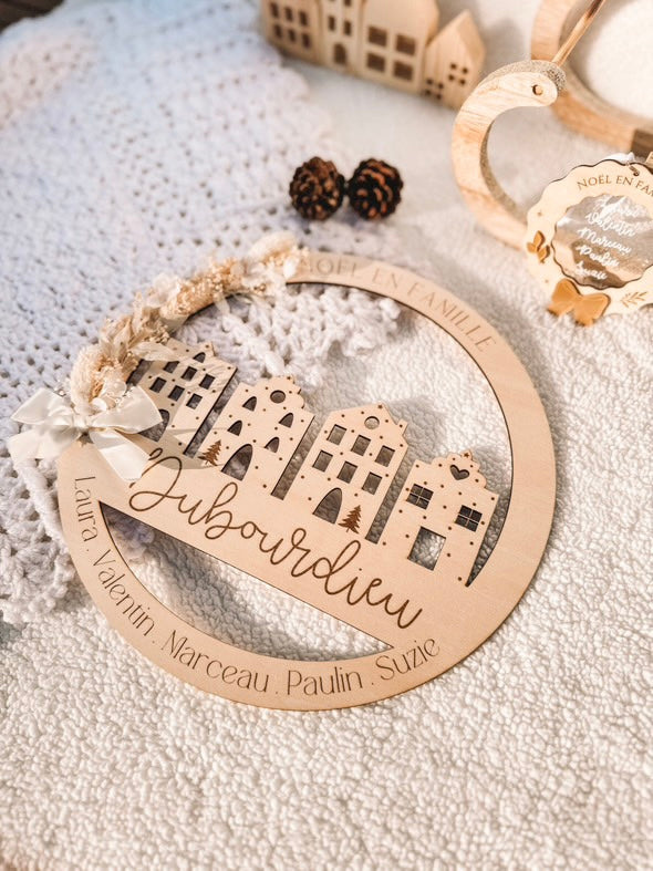 Village de Noël - Couronne de l'avent