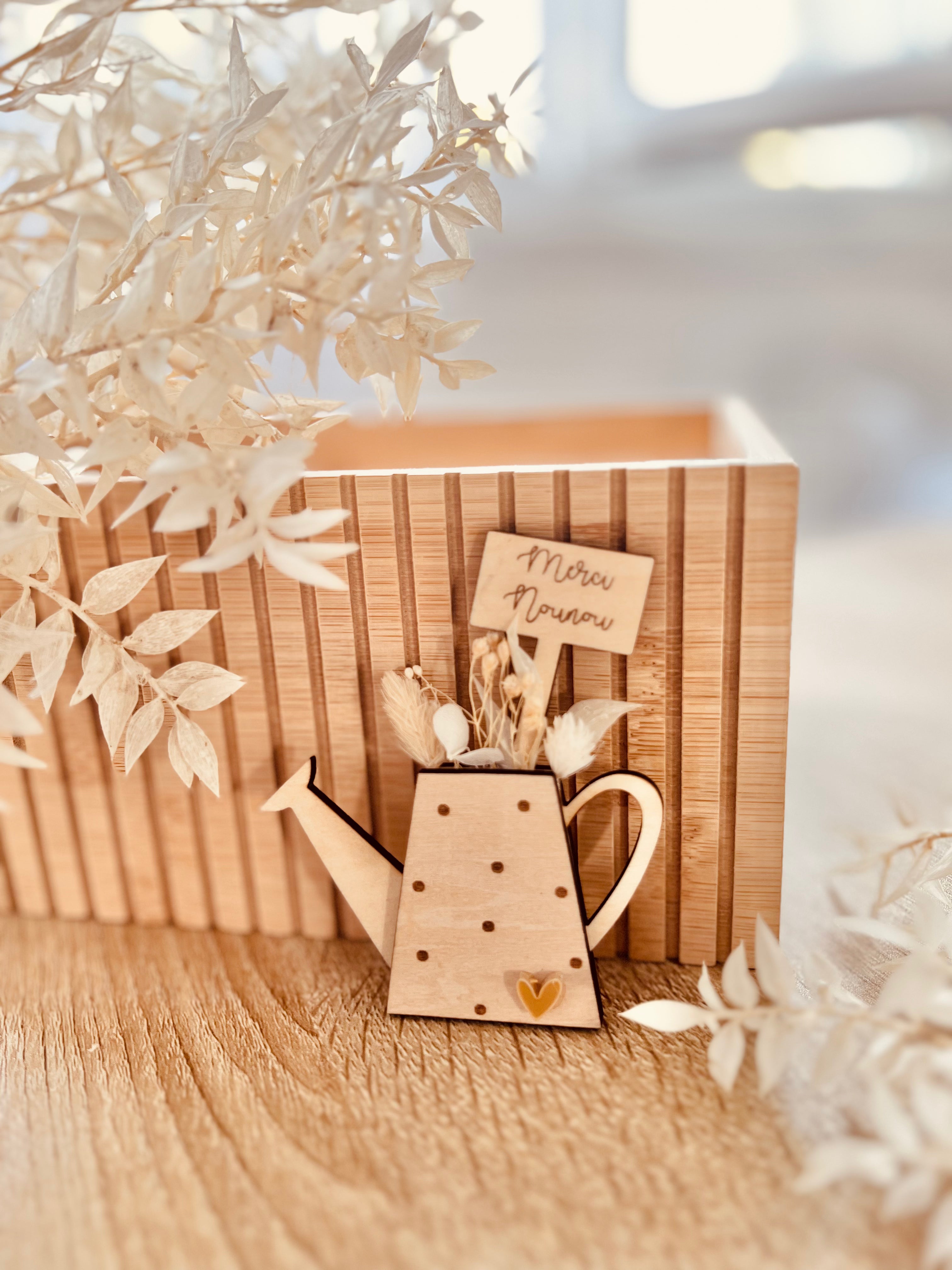 Lot de magnets en bois personnalisables