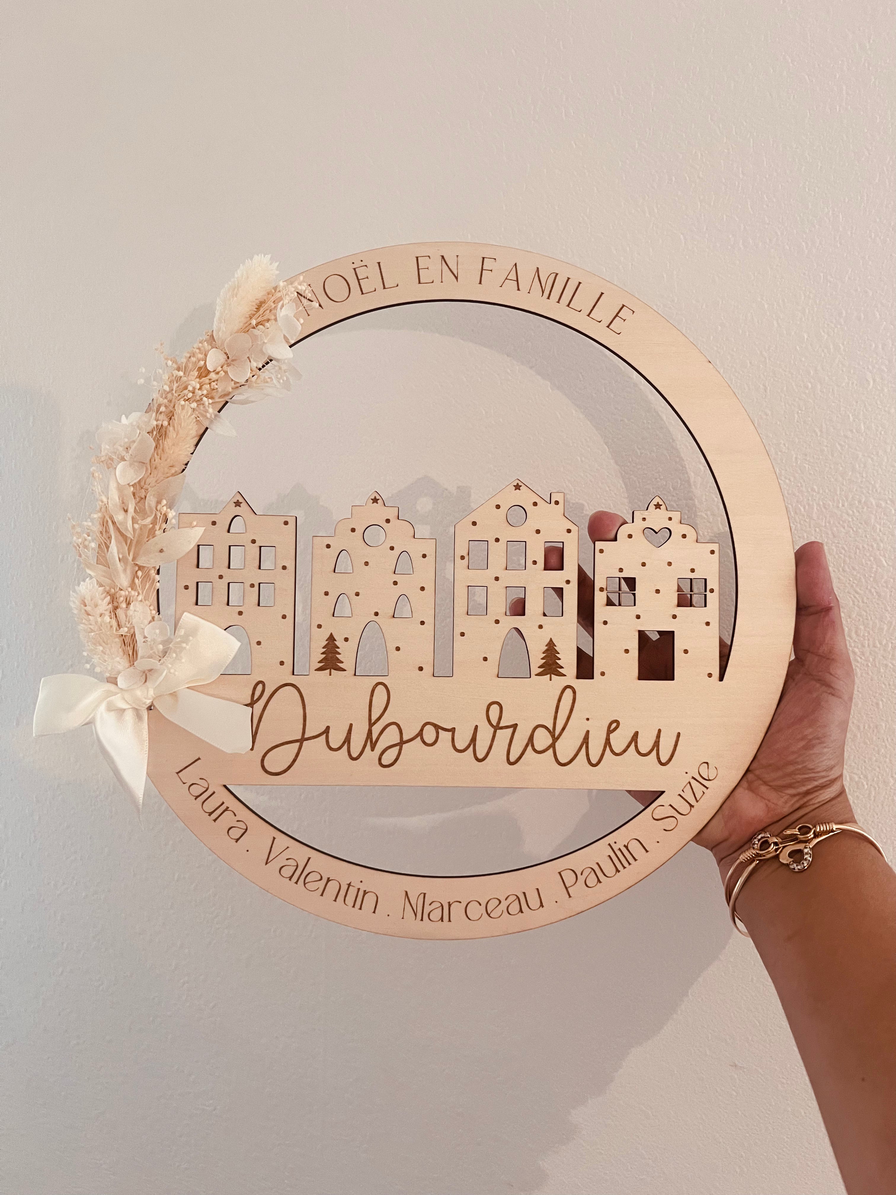 Village de Noël - Couronne de l'avent