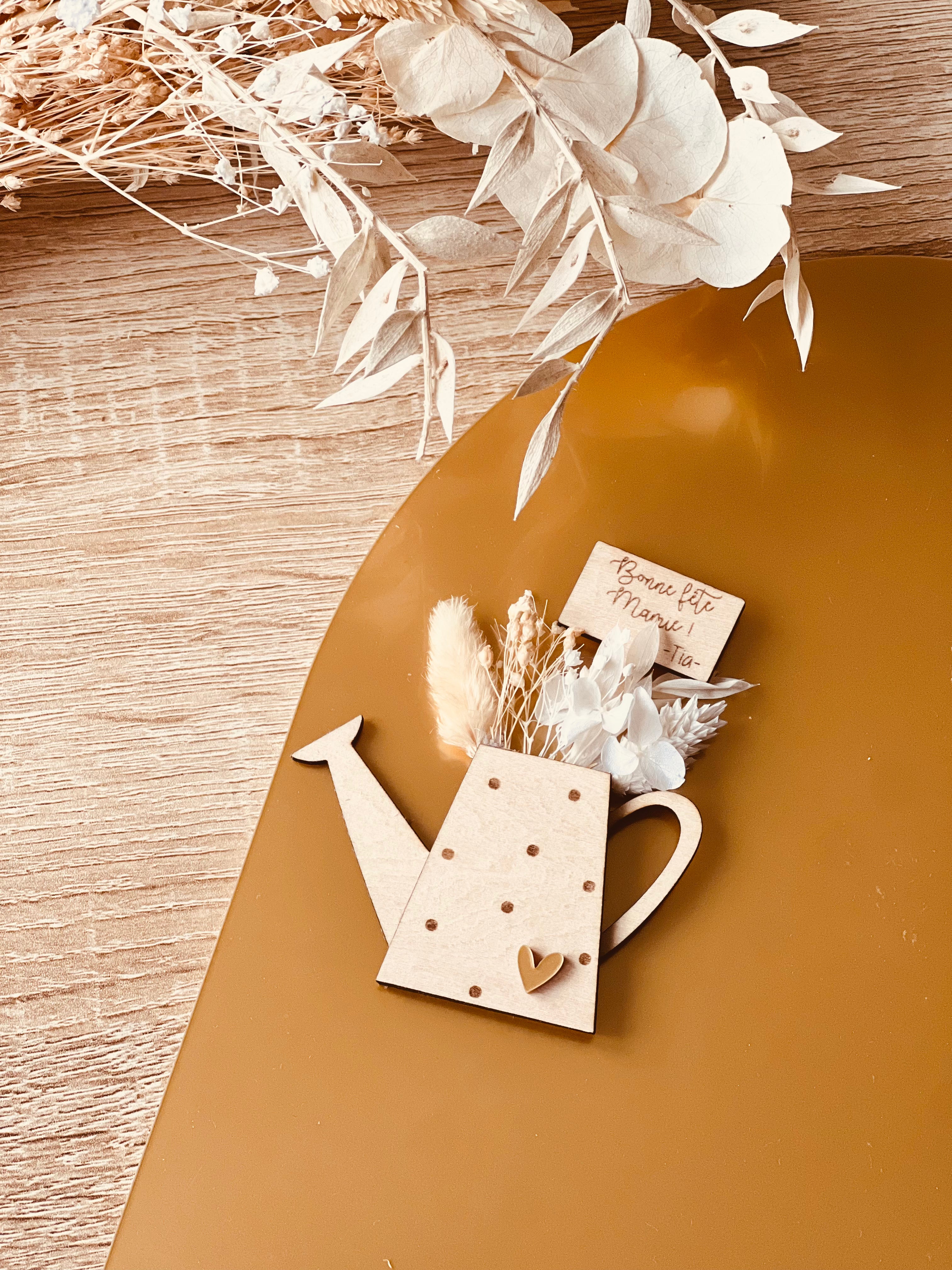 Lot de magnets en bois personnalisables