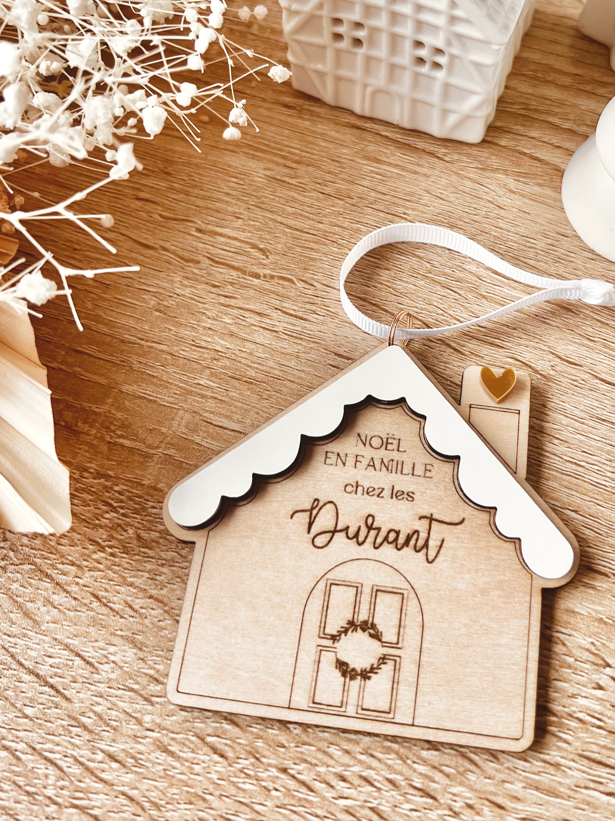 Suspension de Noël - Petite maison famille