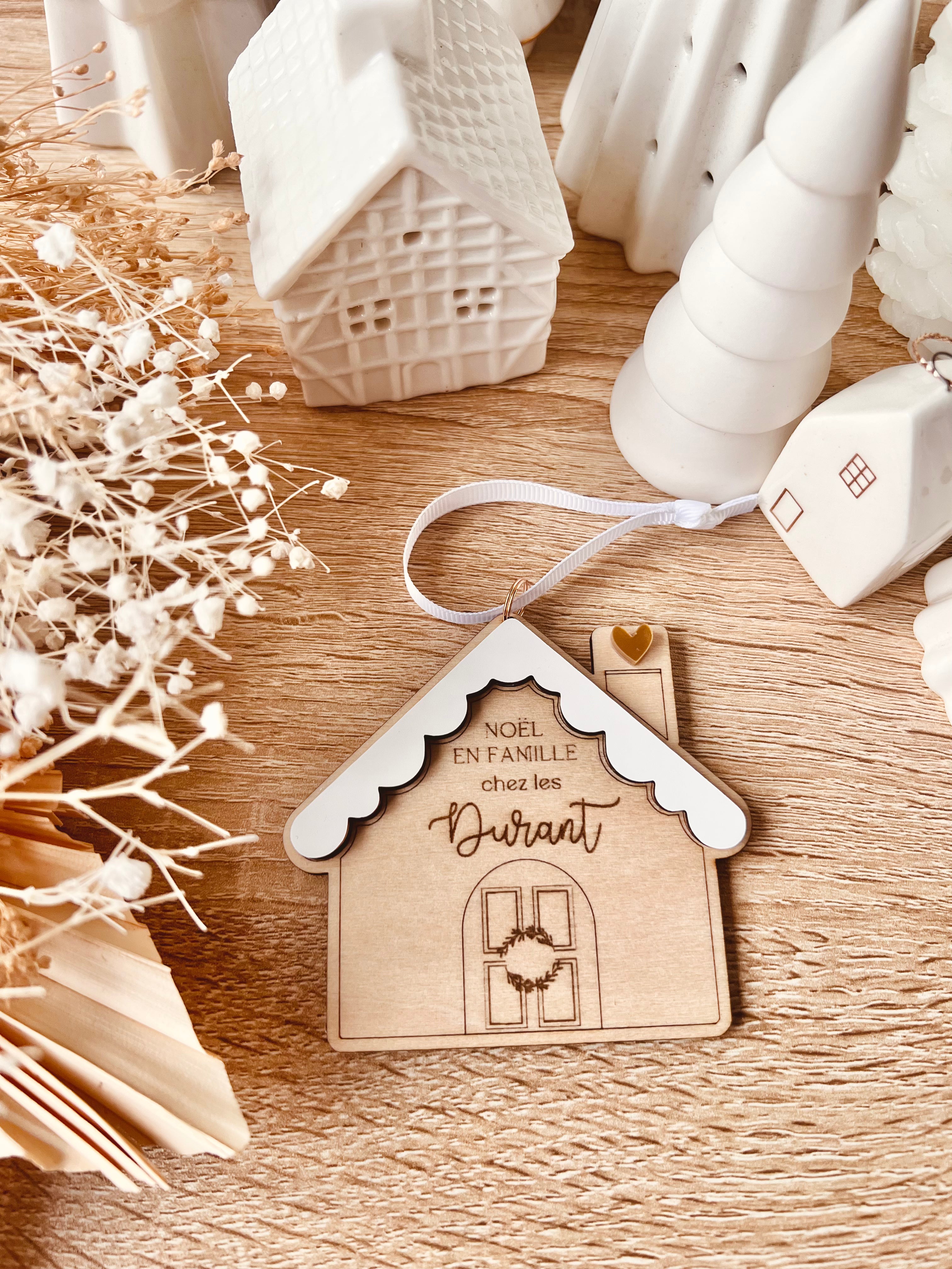 Suspension de Noël - Petite maison famille