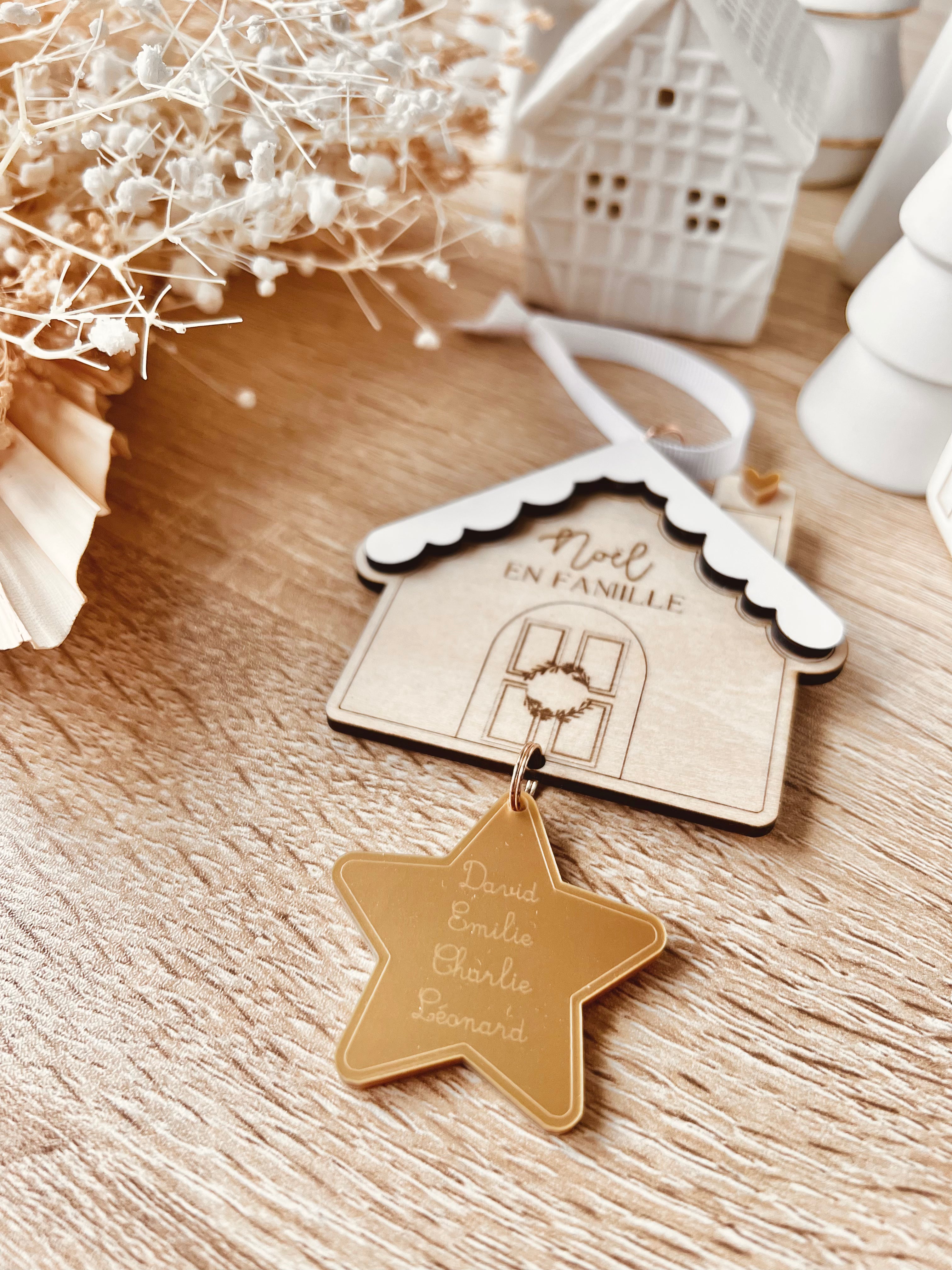 Suspension de Noël - Petite maison famille