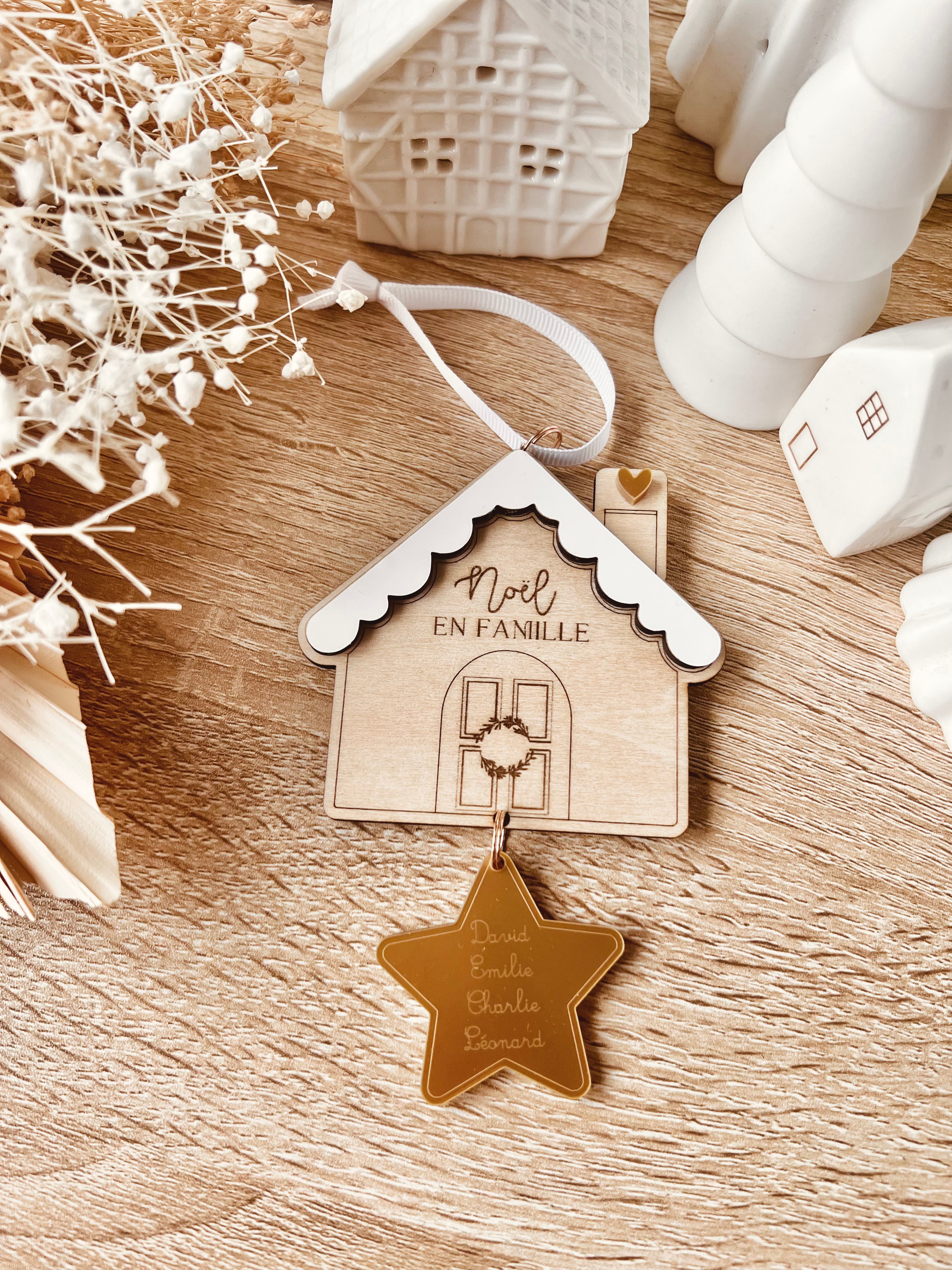 Suspension de Noël - Petite maison famille