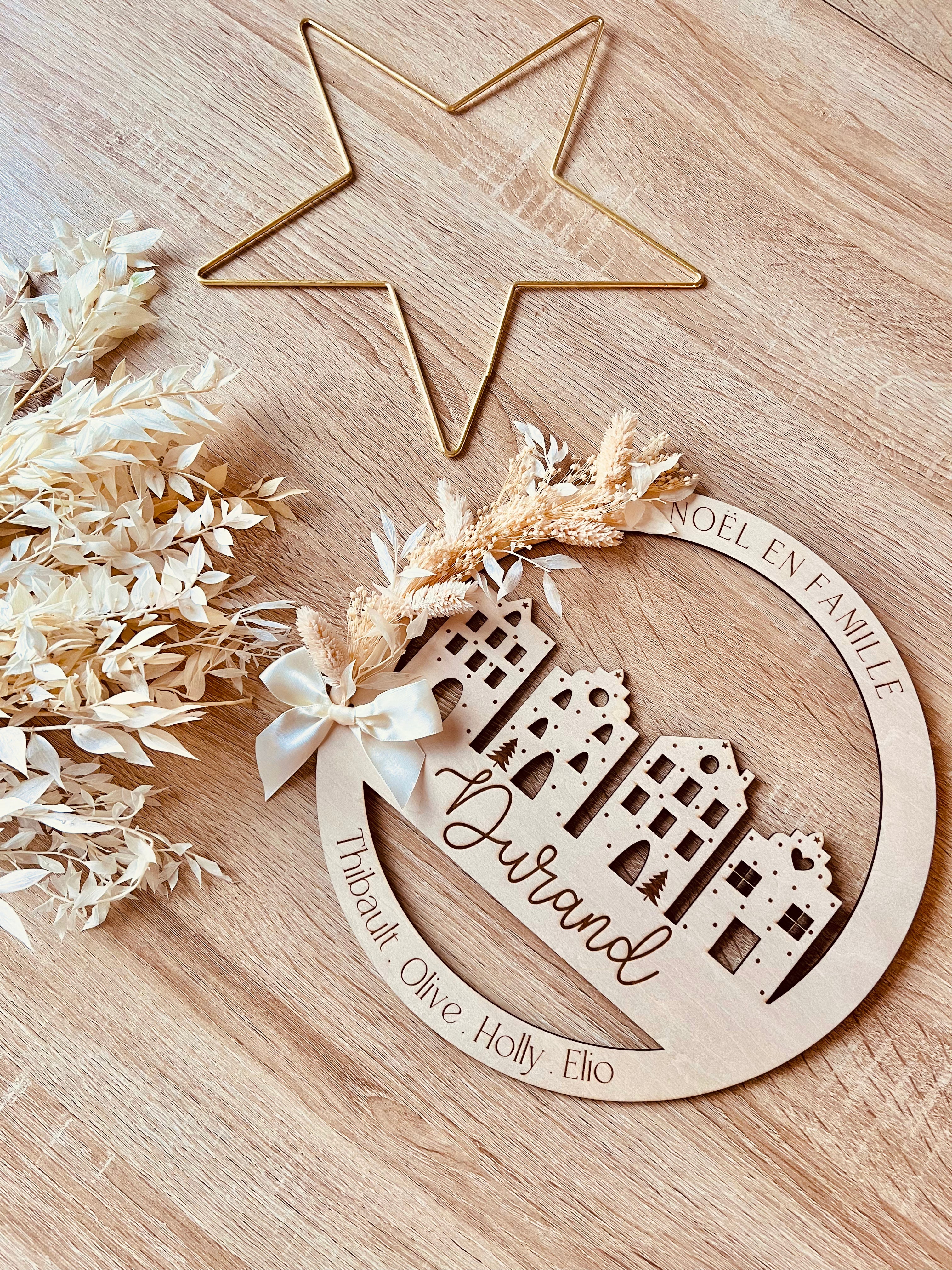 Village de Noël - Couronne de l'avent