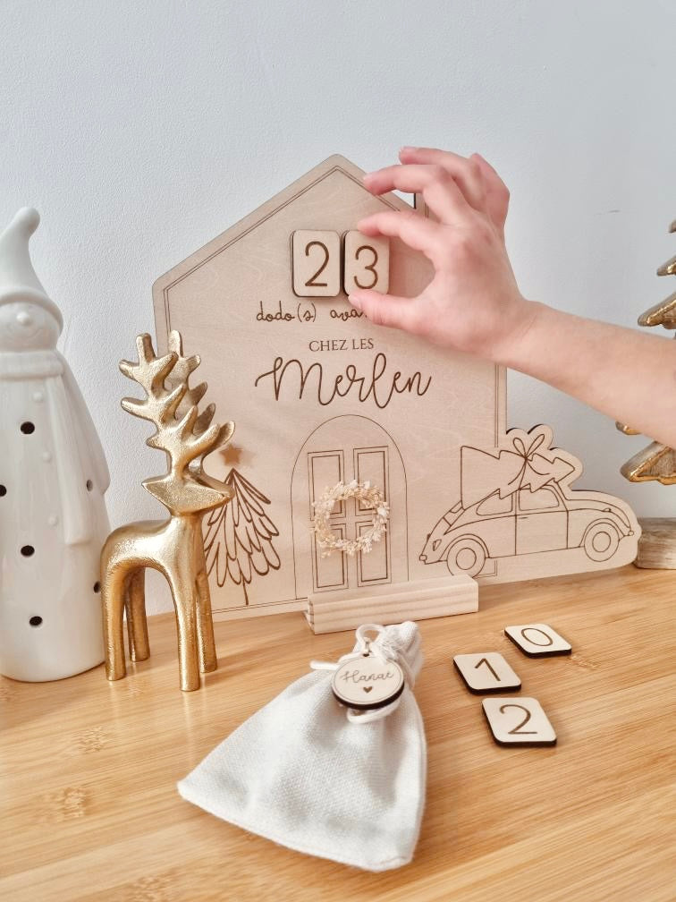 Calendrier de l'avent - décompte pour Noël