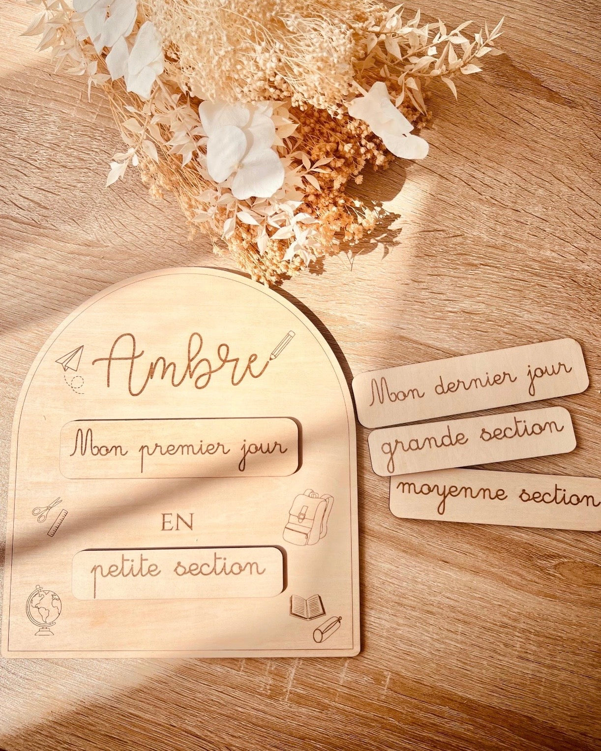 Pancarte rentrée scolaire