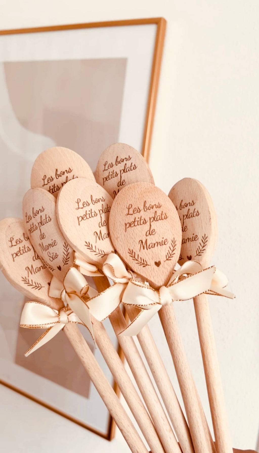 Cuillère patisse en bois