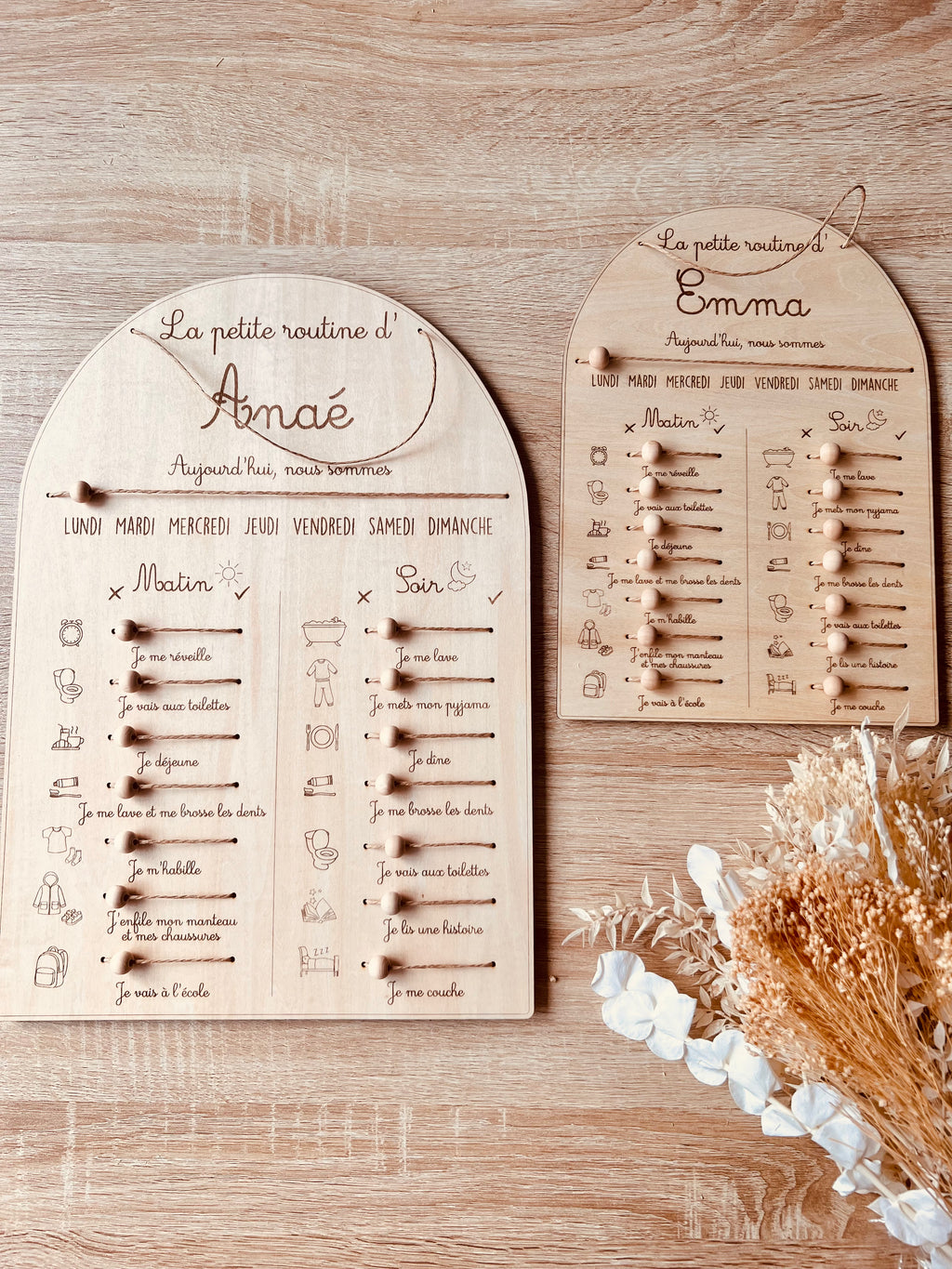 Affiche routine pour enfants