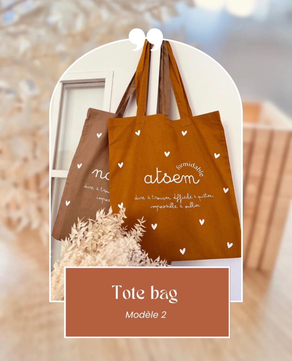 Tote bag personnalisé.