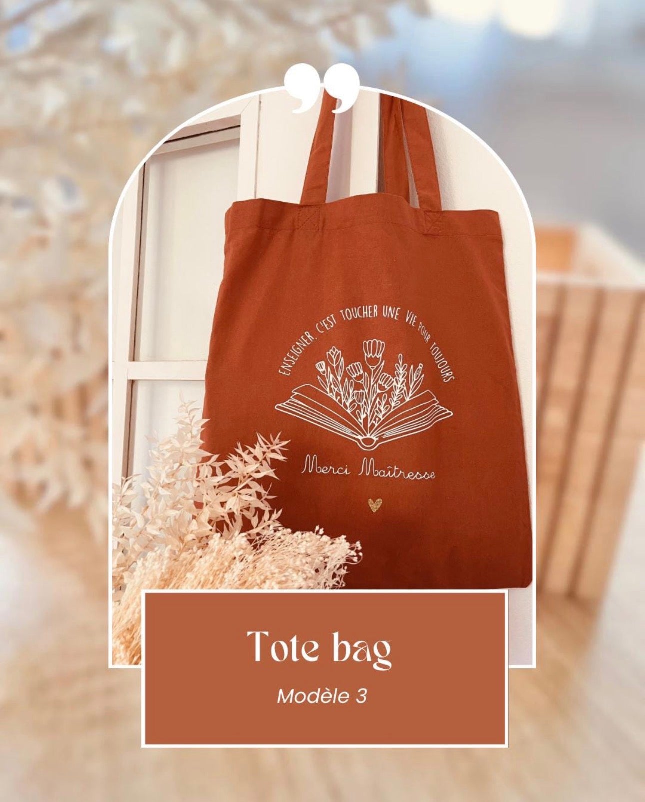 Tote bag personnalisé.