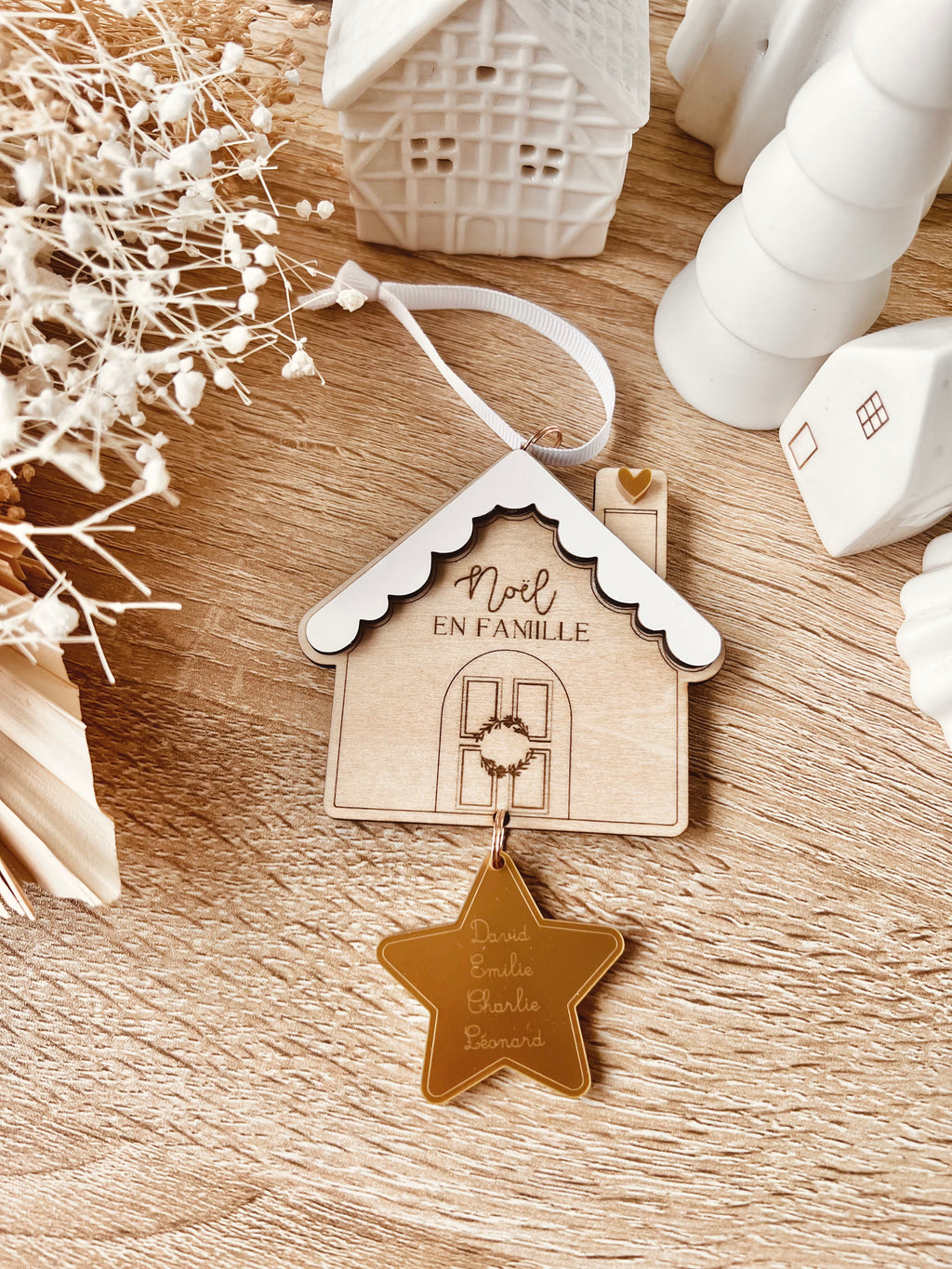 Suspension de Noël - Petite maison famille