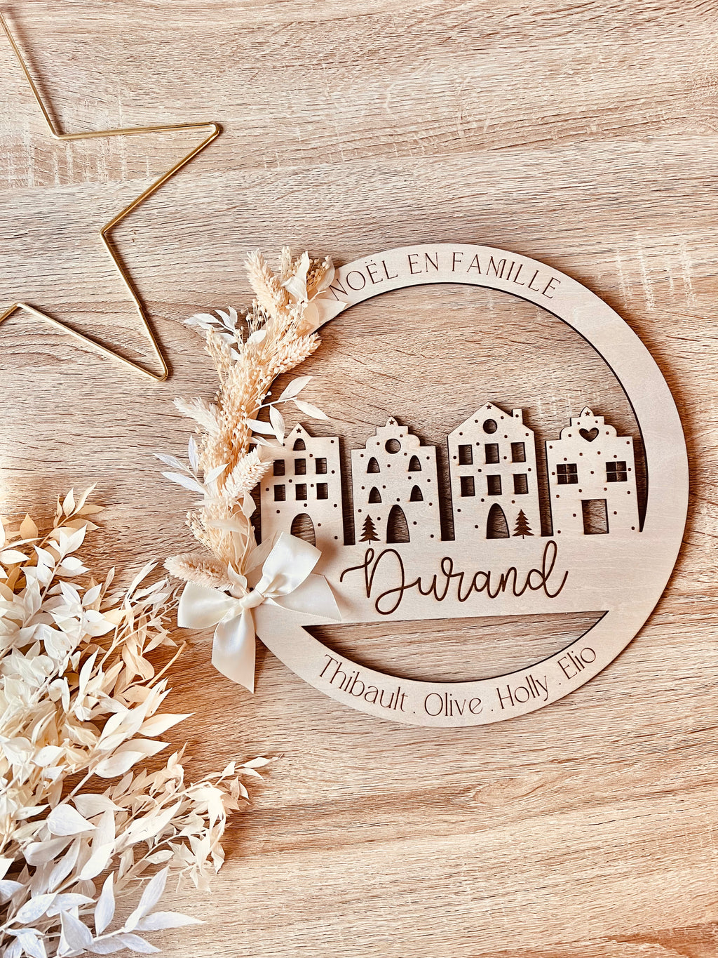 Village de Noël - Couronne de l'avent