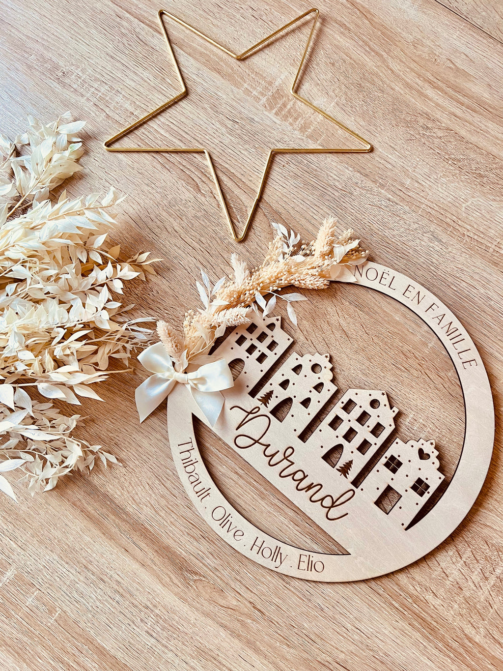 Village de Noël - Couronne de l'avent